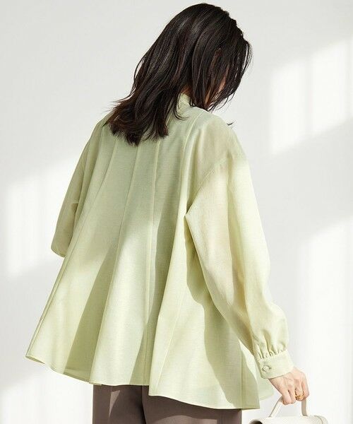 green label relaxing / グリーンレーベル リラクシング シャツ・ブラウス | ［size SHORTあり］ミルフィーユ フレア ブラウス | 詳細24