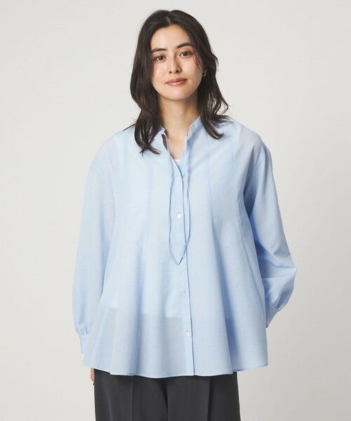 green label relaxing / グリーンレーベル リラクシング シャツ・ブラウス | ［size SHORTあり］ミルフィーユ フレア ブラウス | 詳細30