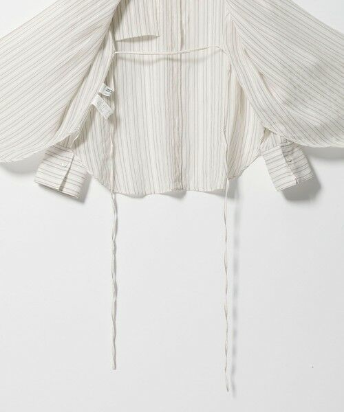 green label relaxing / グリーンレーベル リラクシング シャツ・ブラウス | ＜SEASONAL COLLECTION＞ストライプ シアー シャツ | 詳細9