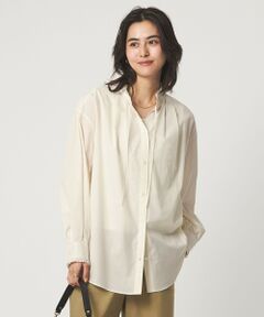 green label relaxing / グリーンレーベル リラクシング シャツ・ブラウス | ［size SHORTあり］フリルネック ブラウス