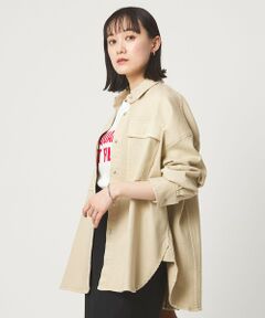 green label relaxing / グリーンレーベル リラクシング シャツ・ブラウス | 【別注】＜Healthy DENIM＞Almond ミドル デニム シャツ