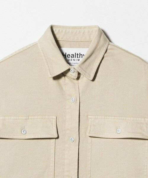 green label relaxing / グリーンレーベル リラクシング シャツ・ブラウス | 【別注】＜Healthy DENIM＞Almond ミドル デニム シャツ | 詳細8