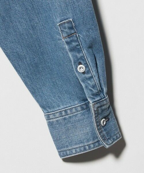 green label relaxing / グリーンレーベル リラクシング シャツ・ブラウス | 【別注】＜Healthy DENIM＞Almond ミドル デニム シャツ | 詳細25