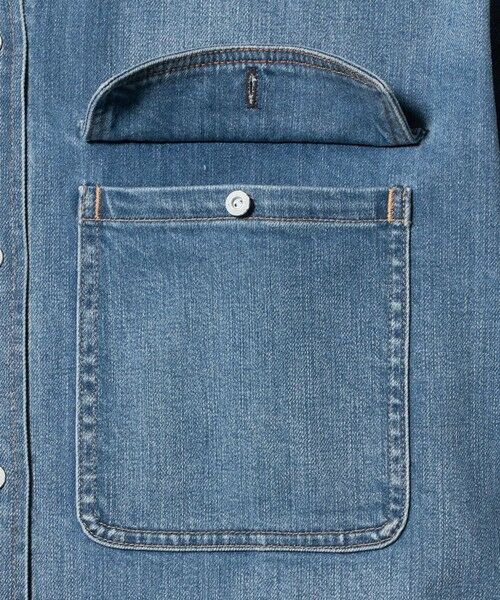 green label relaxing / グリーンレーベル リラクシング シャツ・ブラウス | 【別注】＜Healthy DENIM＞Almond ミドル デニム シャツ | 詳細27
