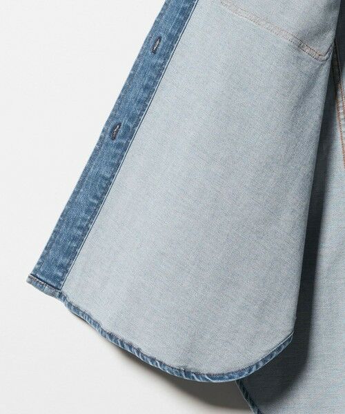 green label relaxing / グリーンレーベル リラクシング シャツ・ブラウス | 【別注】＜Healthy DENIM＞Almond ミドル デニム シャツ | 詳細29