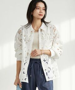 green label relaxing / グリーンレーベル リラクシング シャツ・ブラウス | レース シャツ