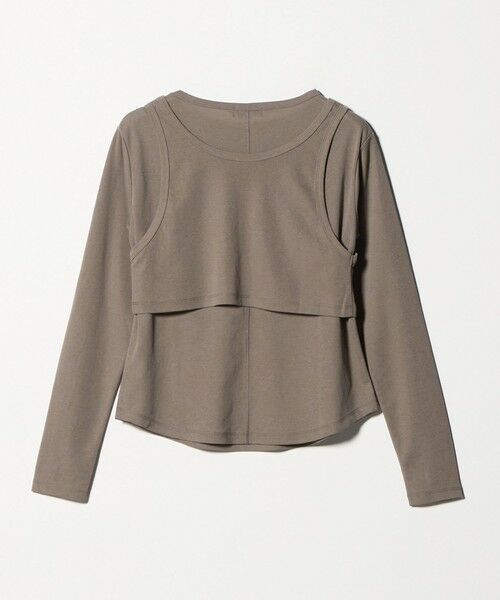 green label relaxing / グリーンレーベル リラクシング カットソー | ロングスリーブプルオーバー × タンクトップ セット | 詳細6