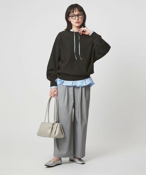 green label relaxing / グリーンレーベル リラクシング スウェット | ［size SHORTあり］フォルム クルー スウェット | 詳細3