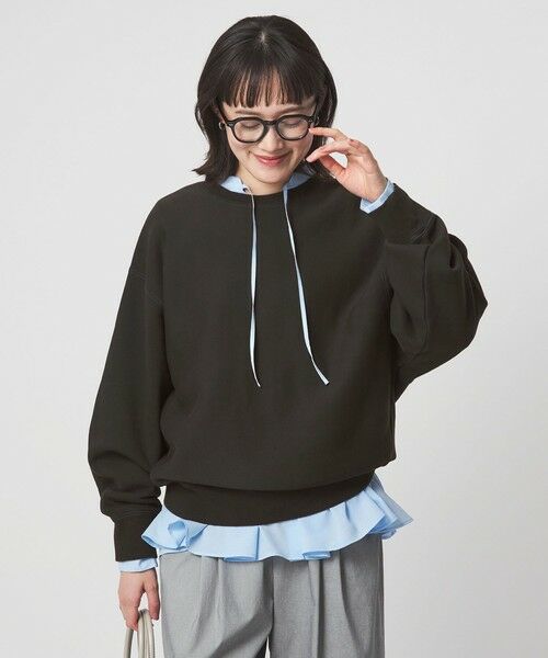 green label relaxing / グリーンレーベル リラクシング スウェット | ［size SHORTあり］フォルム クルー スウェット | 詳細1