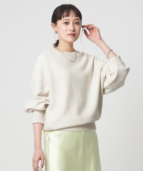 green label relaxing / グリーンレーベル リラクシング スウェット | ［size SHORTあり］フォルム クルー スウェット（NATURAL）