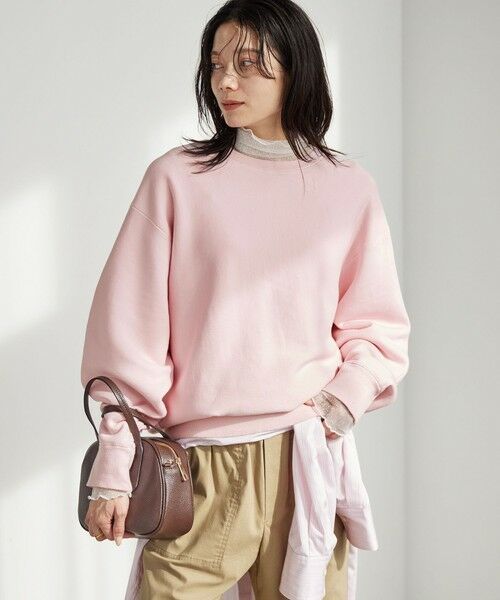 green label relaxing / グリーンレーベル リラクシング スウェット | ［size SHORTあり］フォルム クルー スウェット | 詳細15