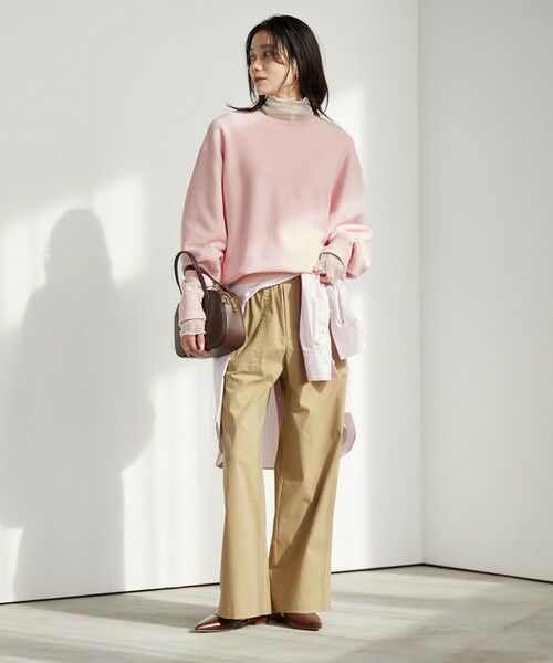 green label relaxing / グリーンレーベル リラクシング スウェット | ［size SHORTあり］フォルム クルー スウェット | 詳細17