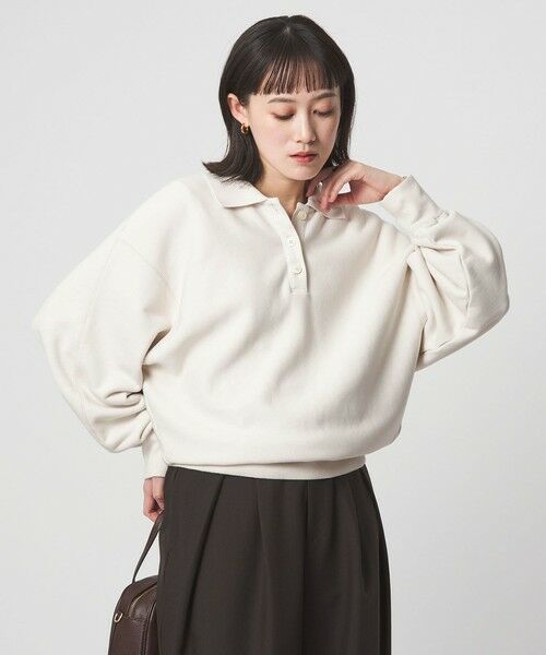 green label relaxing / グリーンレーベル リラクシング スウェット | ポロカラー スウェット（NATURAL）