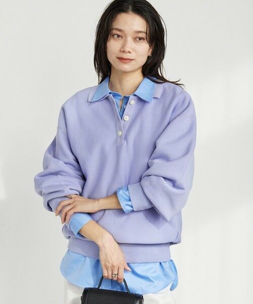 green label relaxing / グリーンレーベル リラクシング スウェット | ポロカラー スウェット | 詳細13