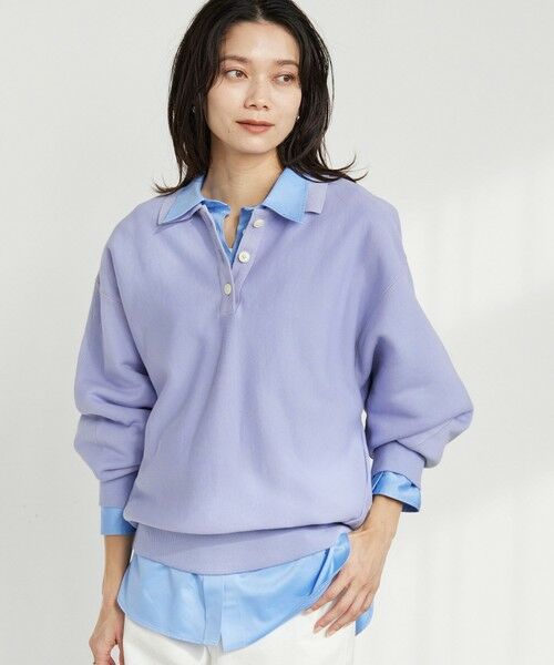 green label relaxing / グリーンレーベル リラクシング スウェット | ポロカラー スウェット | 詳細14