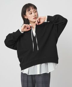 green label relaxing / グリーンレーベル リラクシング カットソー | 【WEB限定】＜at ease＞ダブルフェイス 裏起毛 プルオーバー カットソー