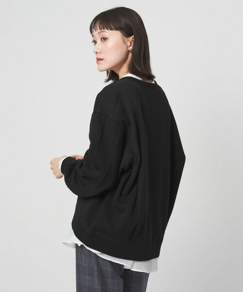 green label relaxing / グリーンレーベル リラクシング カットソー | 【WEB限定】＜at ease＞ダブルフェイス 裏起毛 プルオーバー カットソー | 詳細2