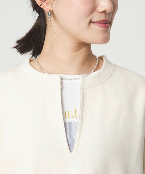 green label relaxing / グリーンレーベル リラクシング カットソー | 【WEB限定】＜at ease＞ダブルフェイス 裏起毛 プルオーバー カットソー | 詳細15