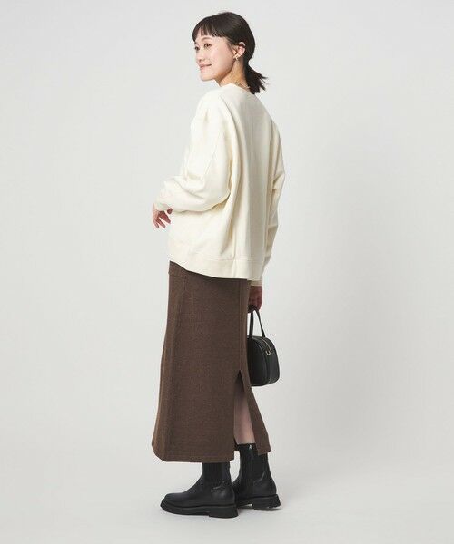 green label relaxing / グリーンレーベル リラクシング カットソー | 【WEB限定】＜at ease＞ダブルフェイス 裏起毛 プルオーバー カットソー | 詳細11