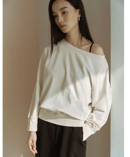 green label relaxing / グリーンレーベル リラクシング スウェット | ＜SEASONAL COLLECTION＞ハイゲージ ウラケ プルオーバー（OFF WHITE）