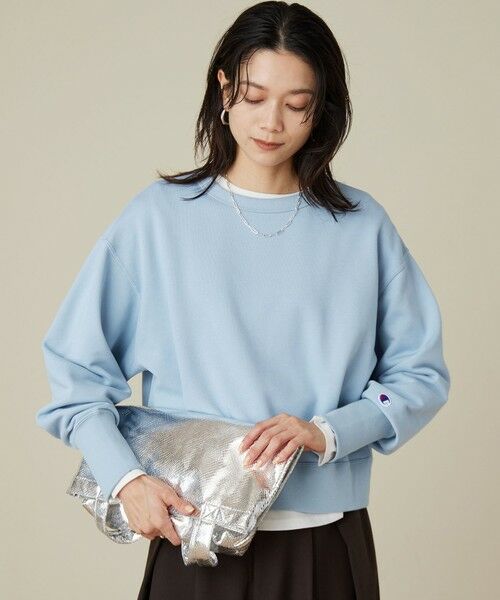 green label relaxing / グリーンレーベル リラクシング スウェット | 【別注】＜Champion＞ロングスリーブ スウェット プルオーバー | 詳細10