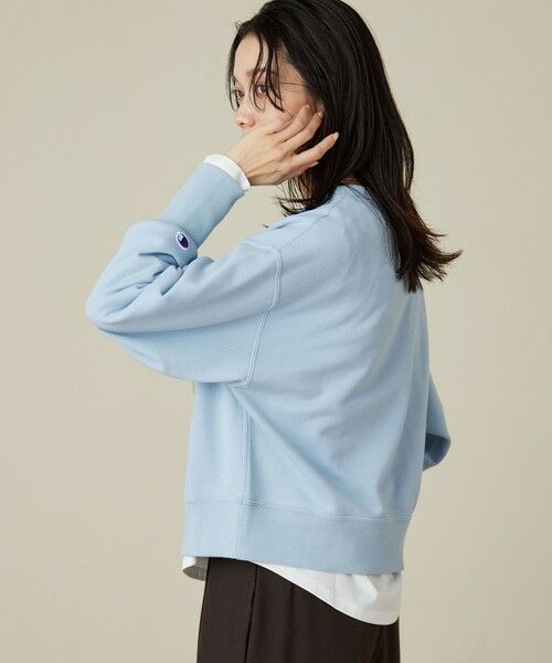 green label relaxing / グリーンレーベル リラクシング スウェット | 【別注】＜Champion＞ロングスリーブ スウェット プルオーバー | 詳細12