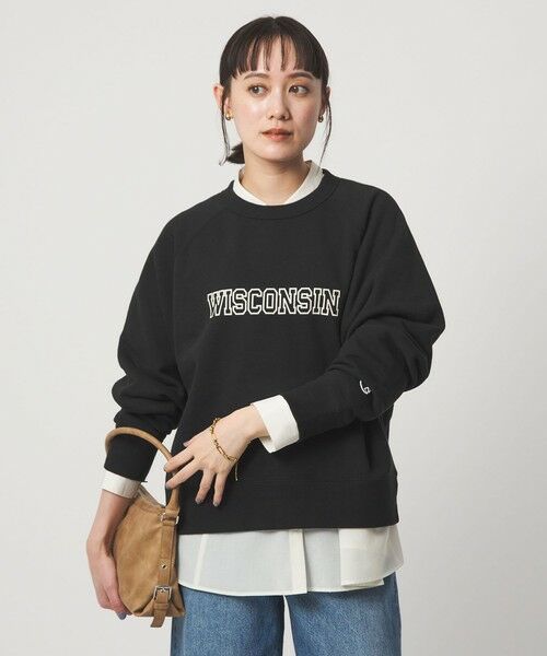 green label relaxing / グリーンレーベル リラクシング スウェット | 【別注】＜Champion＞プリント スウェット プルオーバー | 詳細1