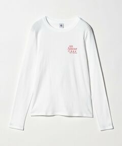 green label relaxing / グリーンレーベル リラクシング カットソー | 【別注】＜PETIT BATEAU＞ロングスリーブ プリント Tシャツ