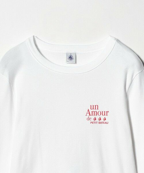 green label relaxing / グリーンレーベル リラクシング カットソー | 【別注】＜PETIT BATEAU＞ロングスリーブ プリント Tシャツ | 詳細6