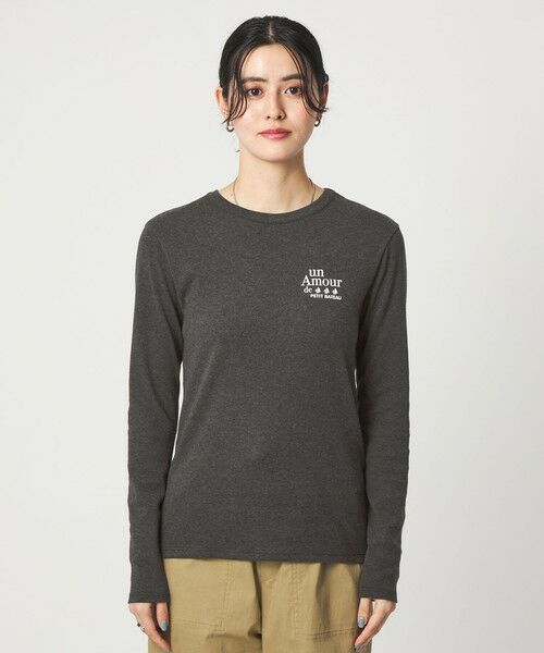 green label relaxing / グリーンレーベル リラクシング カットソー | 【別注】＜PETIT BATEAU＞ロングスリーブ プリント Tシャツ | 詳細12