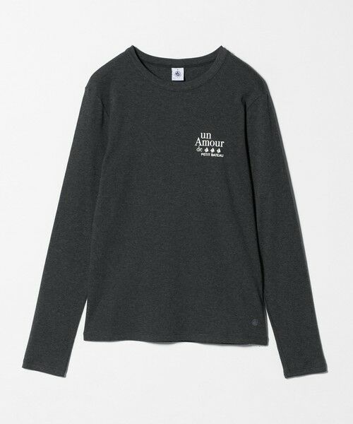 green label relaxing / グリーンレーベル リラクシング カットソー | 【別注】＜PETIT BATEAU＞ロングスリーブ プリント Tシャツ | 詳細15