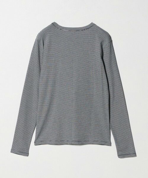 green label relaxing / グリーンレーベル リラクシング カットソー | 【別注】＜PETIT BATEAU＞ロングスリーブ プリント Tシャツ | 詳細13