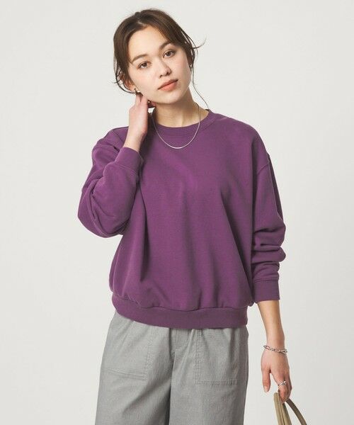 green label relaxing / グリーンレーベル リラクシング スウェット | 【別注】＜Odub＞スウェット プルオーバー（PURPLE）
