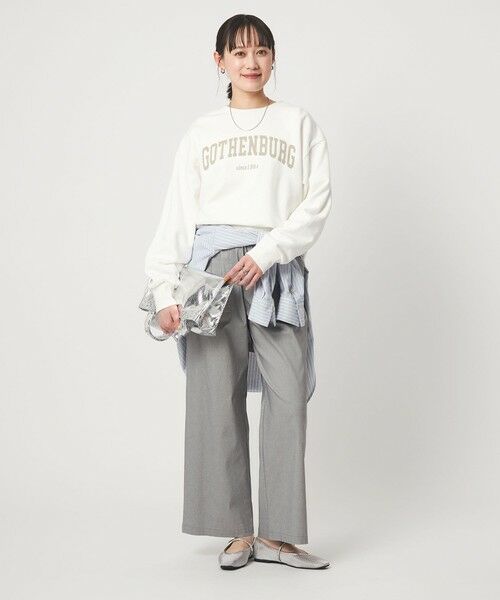 green label relaxing / グリーンレーベル リラクシング スウェット | フェード カレッジ ロゴ スウェット プルオーバー | 詳細2