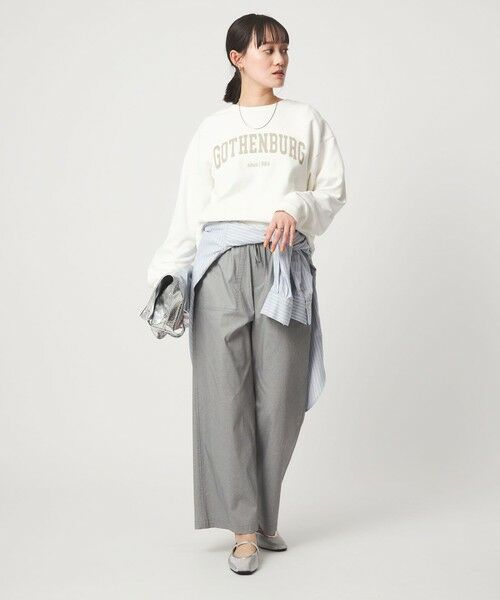 green label relaxing / グリーンレーベル リラクシング スウェット | フェード カレッジ ロゴ スウェット プルオーバー | 詳細3