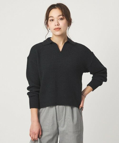 green label relaxing / グリーンレーベル リラクシング ニット・セーター | テープヤーン スキッパー プルオーバー ニット ウォッシャブル | 詳細12