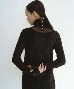 green label relaxing / グリーンレーベル リラクシング ニット・セーター | ＜SEASONAL COLLECTION＞ハイゲージ シアー タートル プルオーバー ウォッシャブル