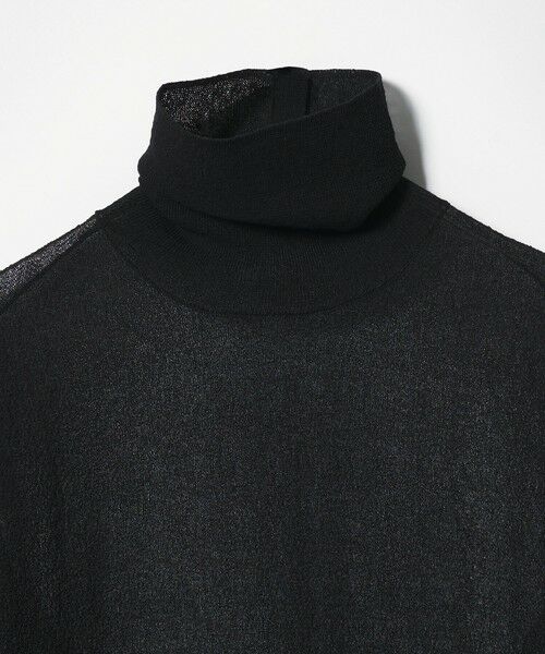 green label relaxing / グリーンレーベル リラクシング ニット・セーター | ＜SEASONAL COLLECTION＞ハイゲージ シアー タートル プルオーバー ウォッシャブル | 詳細9