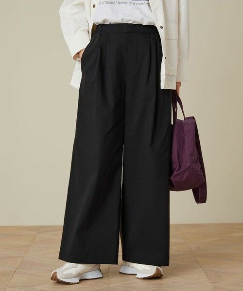 green label relaxing / グリーンレーベル リラクシング その他パンツ | ［size SHORT/TALLあり］オルマイ LI/MIX ワイド パンツ | 詳細4