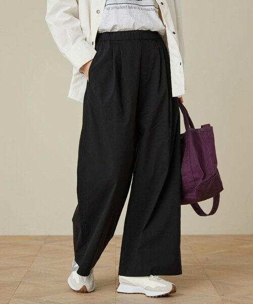 green label relaxing / グリーンレーベル リラクシング その他パンツ | ［size SHORT/TALLあり］オルマイ LI/MIX ワイド パンツ | 詳細5