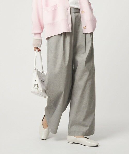 green label relaxing / グリーンレーベル リラクシング その他パンツ | ［size SHORT/TALLあり］オルマイ LI/MIX ワイド パンツ | 詳細12