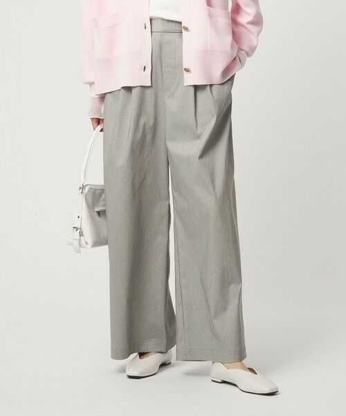 green label relaxing / グリーンレーベル リラクシング その他パンツ | ［size SHORT/TALLあり］オルマイ LI/MIX ワイド パンツ | 詳細13