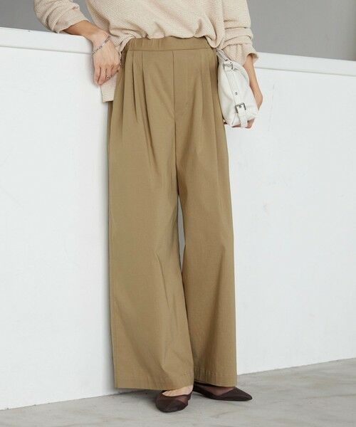 green label relaxing / グリーンレーベル リラクシング その他パンツ | ［size SHORT/TALLあり］オルマイ LI/MIX ワイド パンツ | 詳細17