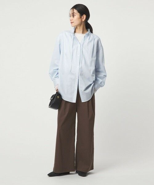 green label relaxing / グリーンレーベル リラクシング その他パンツ | ［size SHORT/TALLあり］オルマイ LI/MIX ワイド パンツ | 詳細25