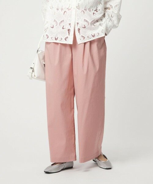 green label relaxing / グリーンレーベル リラクシング その他パンツ | ［size SHORT/TALLあり］オルマイ LI/MIX ワイド パンツ | 詳細25