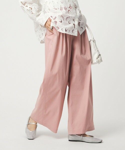 green label relaxing / グリーンレーベル リラクシング その他パンツ | ［size SHORT/TALLあり］オルマイ LI/MIX ワイド パンツ | 詳細27