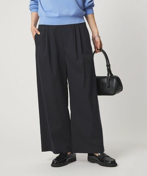 green label relaxing / グリーンレーベル リラクシング その他パンツ | ［size SHORT/TALLあり］オルマイ LI/MIX ワイド パンツ | 詳細28