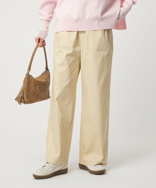 green label relaxing / グリーンレーベル リラクシング その他パンツ | ［size SHORT/TALLあり］オルマイ LI/MIX ベイカー パンツ | 詳細1