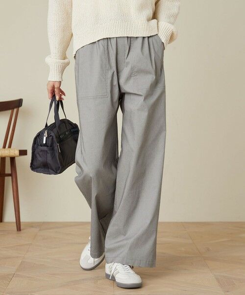 green label relaxing / グリーンレーベル リラクシング その他パンツ | ［size SHORT/TALLあり］オルマイ LI/MIX ベイカー パンツ | 詳細9