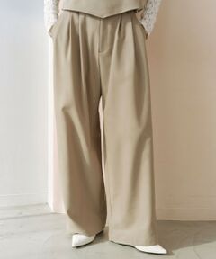 green label relaxing / グリーンレーベル リラクシング スラックス・ドレスパンツ | ＜SEASONAL COLLECTION＞ワイド パンツ